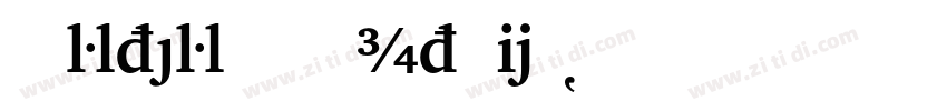 CharterBT BoldItalic字体转换